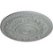 Ekena Millwork Rose Ceiling Medallion (Fits Canopies up to 13 1/2"), 33 7/8"OD x 2 3/8"P, Primed White CM33RO - alternate 3